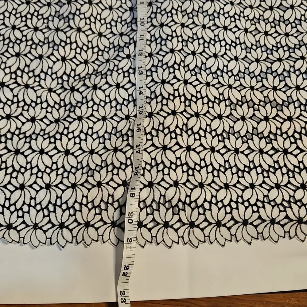 ANTONIO MELANI Black and White Mini‎ Pencil Skirt